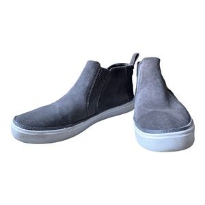 Toms Charcoal Suede High-Top Sneakers